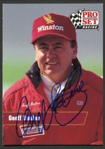 Geoff Bodine #33 signed autograph auto 1991 Pro Set NASCAR Trading Card