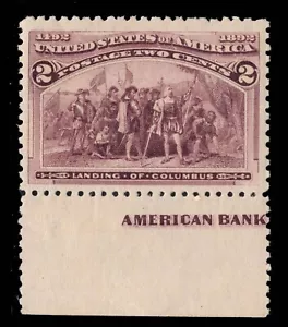 MOMEN: FRANCOBOLLI US #231 VAR. LOTTO CERT NUOVO DI ZECCA OG NH XF JUMBO PF #89101 - Foto 1 di 4
