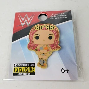 WWE Sasha Banks Pop! Pin Esmaltado Entretenimiento Tierra Exclusivo Nuevo en Paquete - Imagen 1 de 5