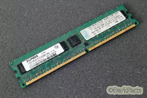 Elpida EBE11ED8AJWA-6E-E PC2-5300E-555 1GB Server Memory RAM - Picture 1 of 1