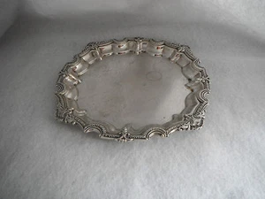 RARE ancien plateau de service en Argent Massif travail du Moyen Orient - Picture 1 of 6