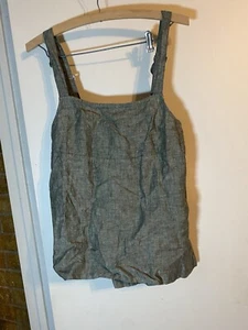 Athleta Voyager Linen Tank Top Aspen Olive Gray 588158 Women's Size Small S NWT - Picture 1 of 4