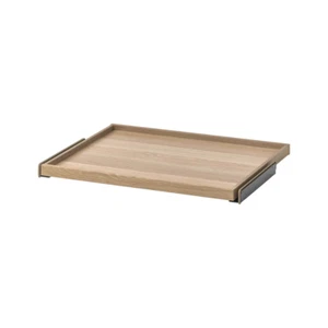 IKEA KOMPLEMENT Pull-Out Tray 75x58cm White Stained Oak Effect Fits PAX Wardrobe - Picture 1 of 5