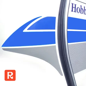 Pegatinas Hobby Camper 2 pegatinas laterales azul azul azul RV pegatinas autocaravana caravana - Imagen 1 de 5