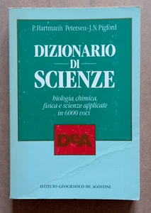 LIBRO DIZIONARIO DI SCIENZE Petersen Pigford 1989 DeAgostini Biologia Chimica - Imagen 1 de 9