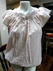 SHIRT-BLUSE-Rüschen behauen-PINK-KLEIN-BAUMWOLLE-KURZARM-NEU-49€ - Bild 1 von 7