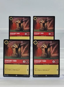 Disney Lorcana Sergeant Tibbs - Courageous Cat 124/204 First Chapter C 4 Karten - Bild 1 von 1