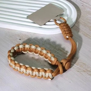 Anti-Verlust Handschlaufe Handgewebt Verstellbar Handyband Seil Lanyard NEU - Bild 1 von 10