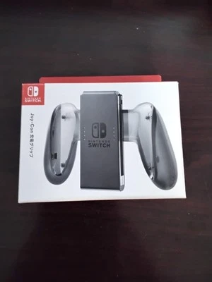 OEM Nintendo Switch Joy-Con Charging Comfort Clear Grip Rare Jap Box - Image 1 of 2