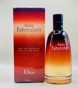 Christian Dior AQUA FAHRENHEIT cologne 4.2oz EDT Spray For Men - 100% AUTHENTIC - Picture 1 of 11
