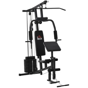 HOMCOM Multifunktions-Fitnessstudio für Heimtraining Fitnessstation aus Stahl - Bild 1 von 10