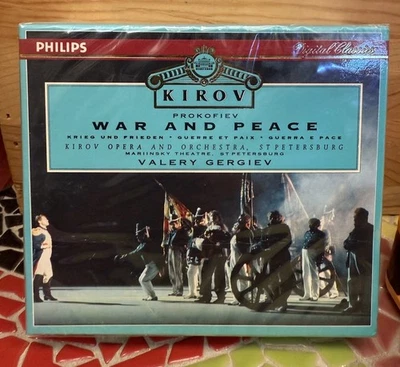 SERGEY PROKOFIEV - War And Peace - 3 CD - Box Set - NEW + SEALED + Free Shipping - Imagem 1 de 3
