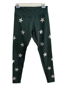 Jessica Simpson Stars Warmup Leggings Size Medium Zip Pocket - Picture 1 of 4
