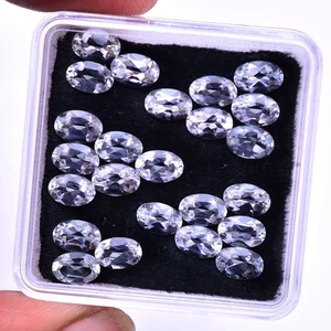6x4 MM D Color Oval Cut Topaz Gemstones 7 Pcs Lot for Jewelry Making Lot 2.6 - Picture 1 of 9