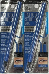 Maybelline Tattoo Studio Automatic Gel Eyeliner, 70 Sleepless Sapphire, 2 Pack - Picture 1 of 1