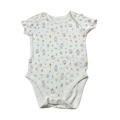 Girls size 0, Mothercare, cotton bodysuit / romper, EUC - image 1 of 4