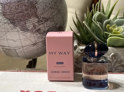 Giorgio Armani *MY WAY Intense* Eau de Parfum 0,24 oz/7 ml Mini Travel Dabber J4 - Imagem 1 de 3