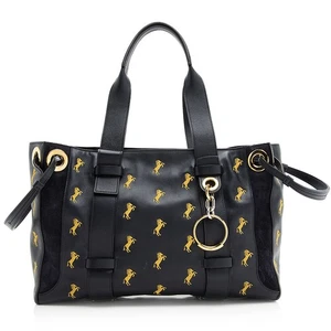 Bolso de Mano Chloe Cuero Bordado Little Horses Tao - Imagen 1 de 16
