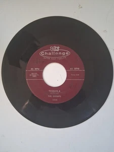 45 RPM 1960's Instrumental The Champs Tequila/Train to Nowhere Challenge  VG - Picture 1 of 4