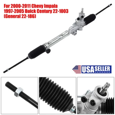 Fit Pontiac Grand Prix 1997-2008 Power Steering Rack Hydraulic Aluminum Alloy - Image 1 of 4