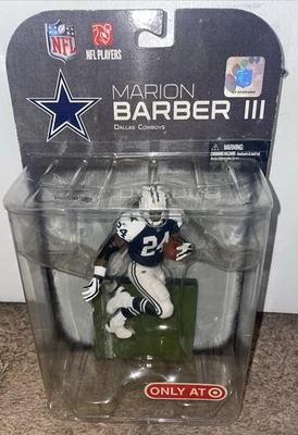 Mcfarlane NFL Marion Barber III Figura Azul Jersey Dallas Cowboys Exclusivo 2008 Foto 1 de 3
