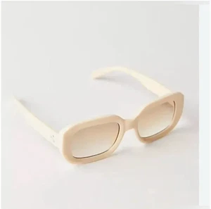 Gafas de sol cuadradas más profundas Free People nuevas con etiquetas - Imagen 1 de 12