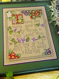 Mike Vickery To Have Friends Counted Cross Stitch Pattern Book Pages - Bild 1 von 4