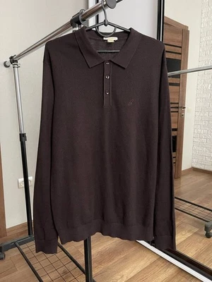 Brioni Vintage Wool Knit Rugby Sweater Pullover Size XL - Image 1 of 4