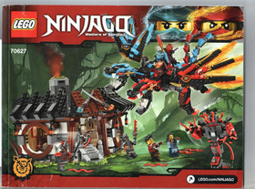Lego ~  Instructions Manual Booklet Only ~ Ninjago ~ 70627