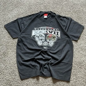VTG 2003 Tampa Bay Buccaneers vs. Oakland Raiders Reebok Super Bowl Shirt XL - Picture 1 of 3