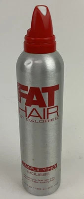 Samy Fat Hair "0" Calories Amplifying Mousse Thicker Fuller Looking Hair NO CAP - Image 1 of 3