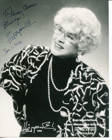 Hildegarde Sexy Cabaret Darling Je Vous Aime Beaucoup Singer Rare Signed Photo Cover