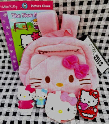 Hello Kitty Backpack + Watch, Mirror compacts, Scholastic Book, Tins, Figurine — 第 1/4 张图片