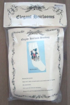 Elegante Kit de Medias de Navidad Tejidas Reliquias ~ Heidelberg Santa ~ Nuevo Sellado Foto 1 de 4