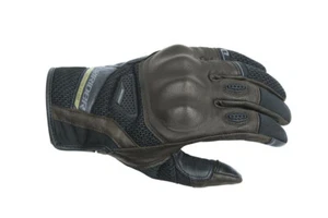 XL BROWN Mens DriRider Summer-time Mesh Leather Motorbike Gloves - Picture 1 of 4