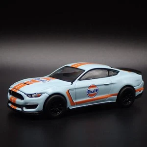 2015-2023 FORD MUSTANG SHELBY GT350 GULF OIL RACING 1/64 SCALE DIECAST MODEL CAR - Picture 1 of 7