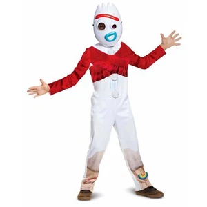 Kids Official Deluxe Disney Forky Costume Boys Girls Toy Story Fancy Dress - Picture 1 of 7