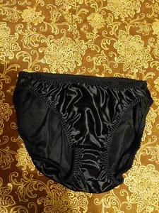 Vintage Victoria's Secret Satin Second Skin Bikinihöschen Größe Large - Bild 1 von 7
