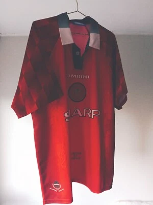 Maillot Manchester United 1996 1998 maillot maglia UMBRO rare Cantona Beckham - Photo 1/2
