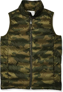 Boys and Toddlers' Lightweight Water-Resistant Packable Puffer Vest - Picture 1 of 12