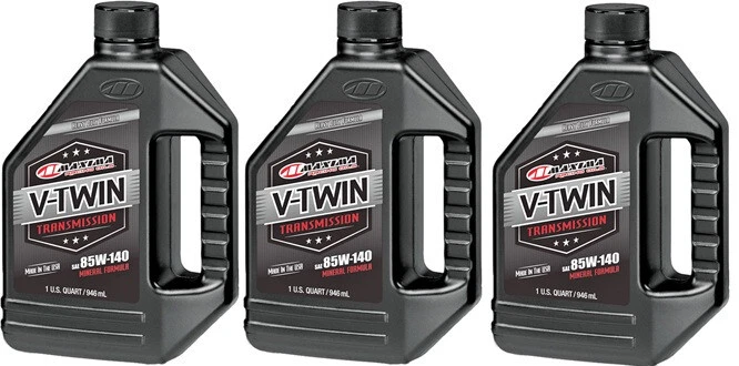 Aceite de engranaje de transmisión Máxima V-Twin 85W-140 Harley Davidson 3 cuartos de galón Foto 1 de 1