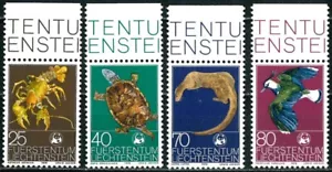 LIECHTENSTEIN 1976 Fondo Mundial para la Naturaleza - Animales - MNH - Imagen 1 de 2