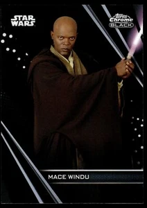 2023 Topps STAR WARS CHROME BLACK MACE WINDU #34 - Picture 1 of 2