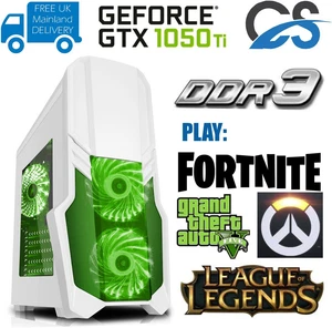 Intel i3 Gaming PC Desktop Computer 8GB RAM 500GB HDD 2GB GT 1030 Windows 10 - Picture 1 of 11