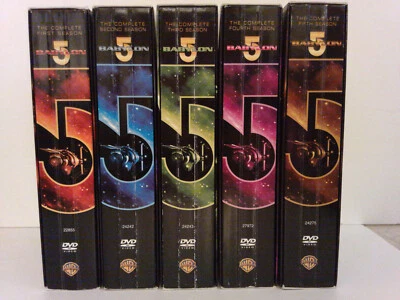 Babylon 5: The Complete Seasons 1-5 (Warner, 30-DVD Set) Full Series PLUS Movies - Image 1 of 3