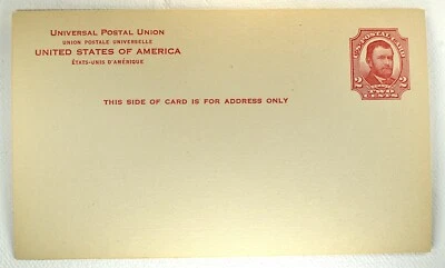 US POSTAL CARD SCOTT #UX25 MINT, 1911 - Image 1 of 2