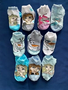 NWT Frozen Elsa Ana Olaf Bruni Disney Toddlers 10 Days of Socks Set Size 2T 4T - Picture 1 of 10