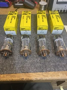 4-Matched NOS 6550 Sylvania Tubes - Afbeelding 1 van 6