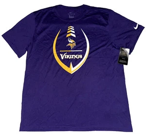 Nike Minnesota Vikings Football T Shirt Mens XL Purple New $40 MSRP - Picture 1 of 2