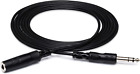 HPE-325 1/4" TRS to 1/4" TRS Headphone Extension Cable, 25 Feet